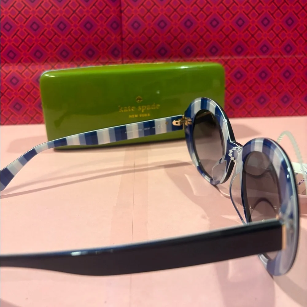 Kate Spade Black Oval Sunglasses New Authentic
